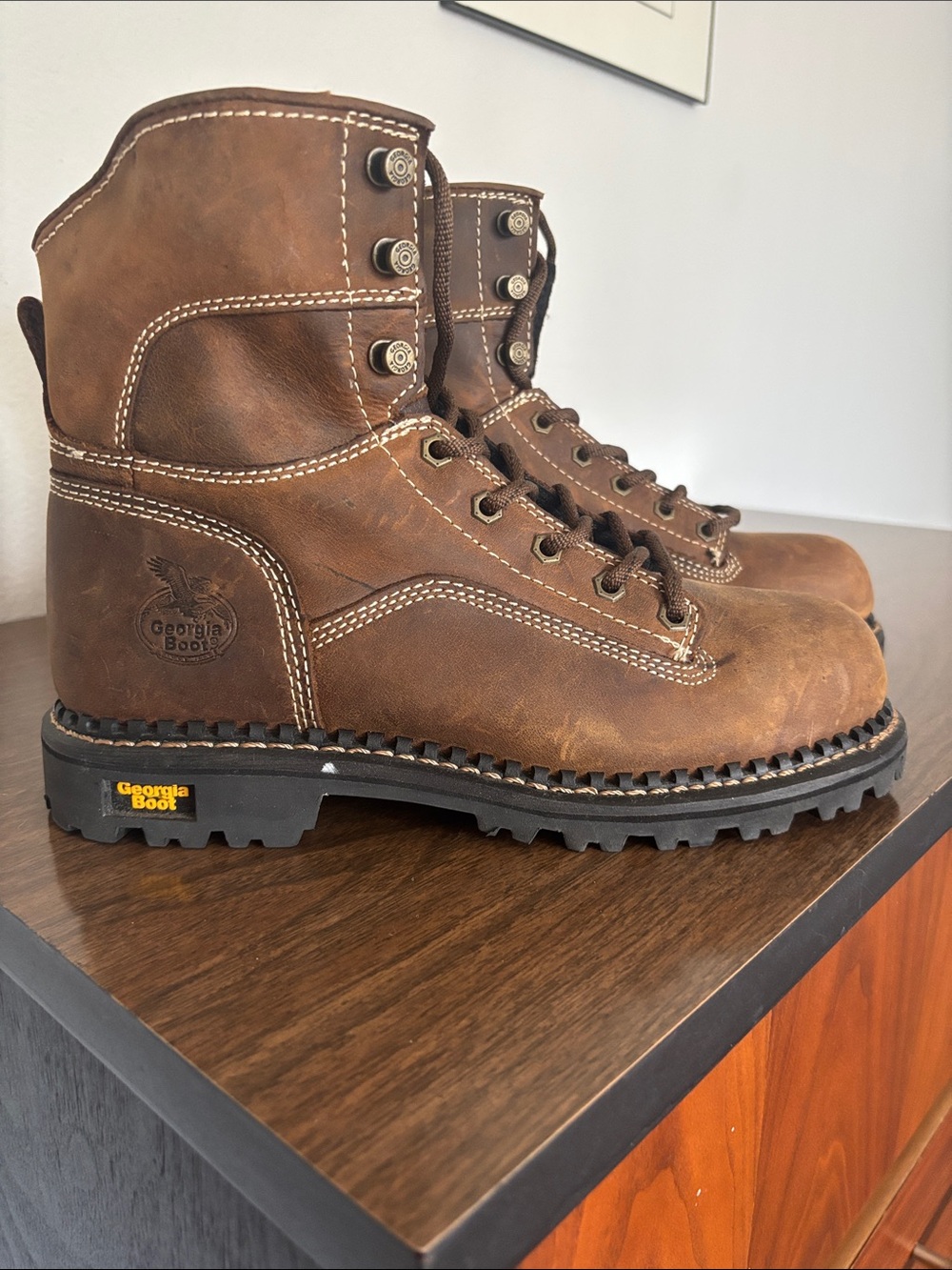 Georgia Boot Women’s LT Logger Waterproof Boots Sz 7.5